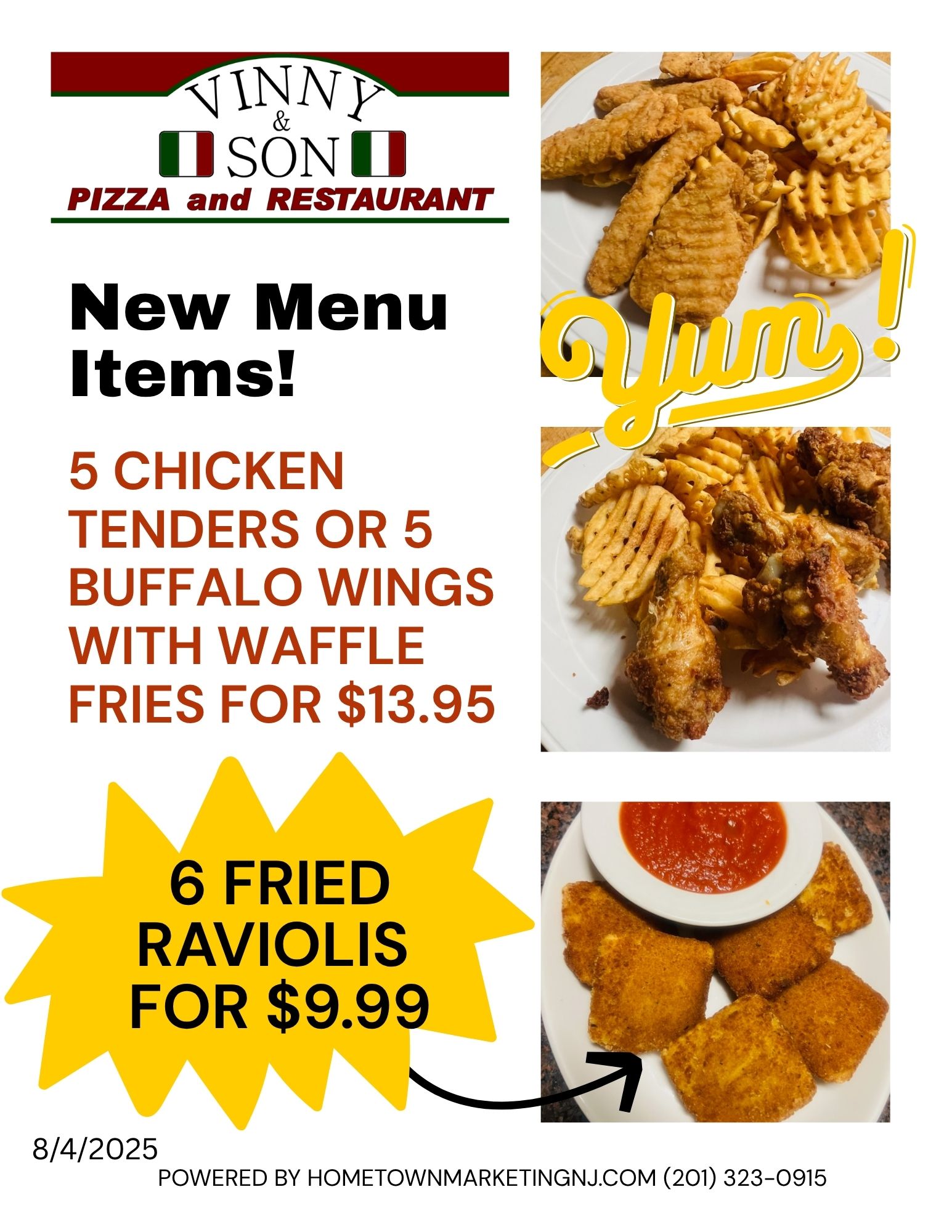 Vinny and Sons New Items 842025 